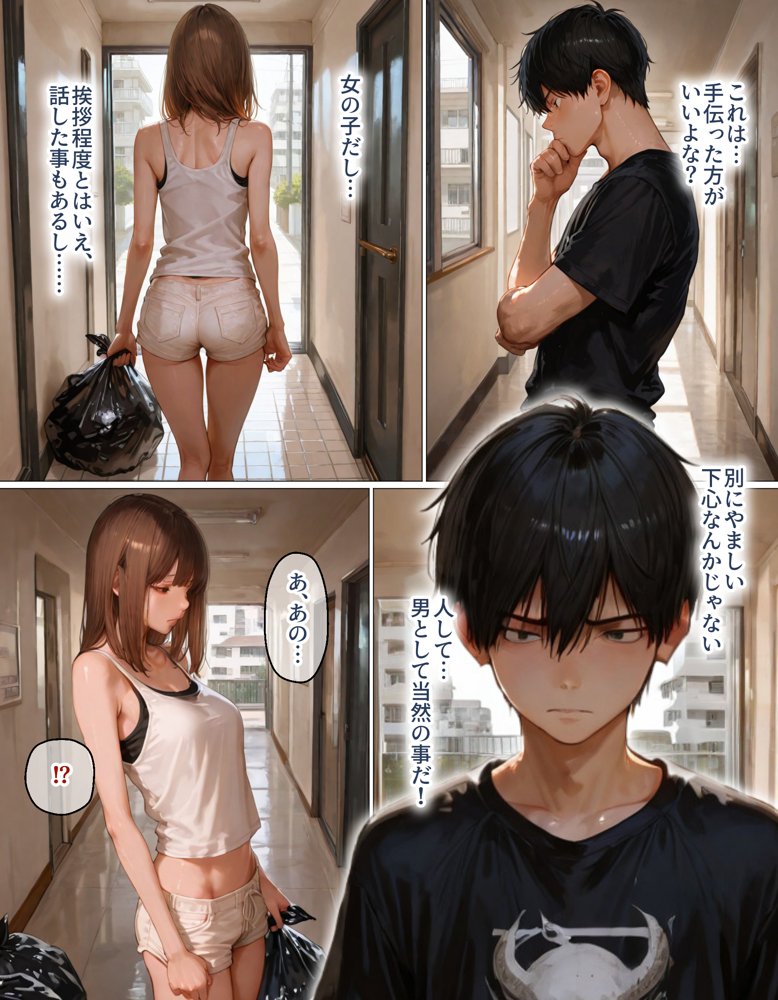 人妻マンション 無料エロ漫画 raw