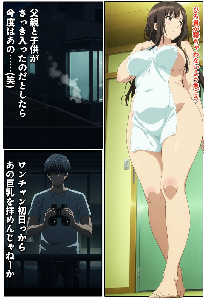 隣家に越してきた巨乳レス妻！！いただきます 無料エロ漫画 raw