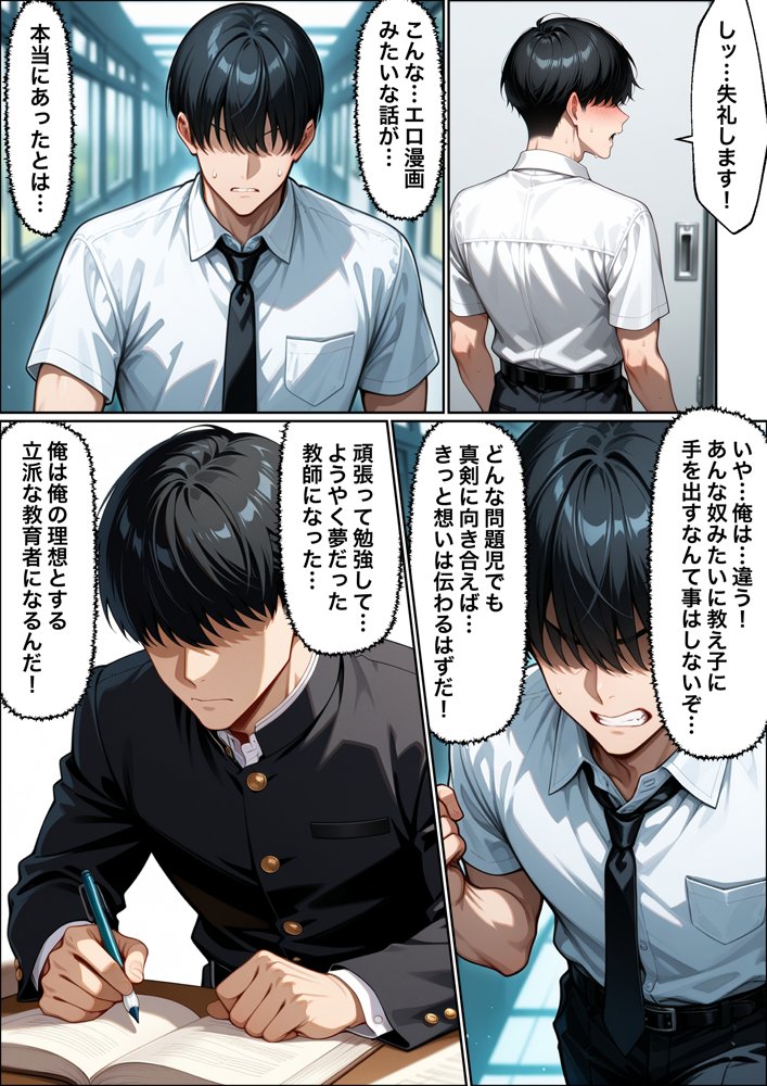 教師の俺が、なんでJKの犬に！？ドS問題児ギャル達の玩具にされ、エッチなおしおきとご褒美とXXXで無事にしつけ完了！ 無料エロ漫画 raw