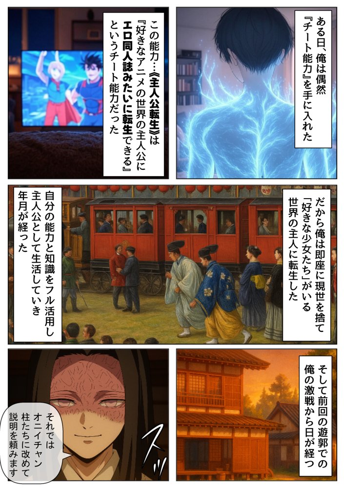 鬼滅な少女達に種付けしまくる【後編:無惨戦まで】《ストーリー＆台詞あり》〜【巨根チート主人公転生】〜 無料エロ漫画 raw