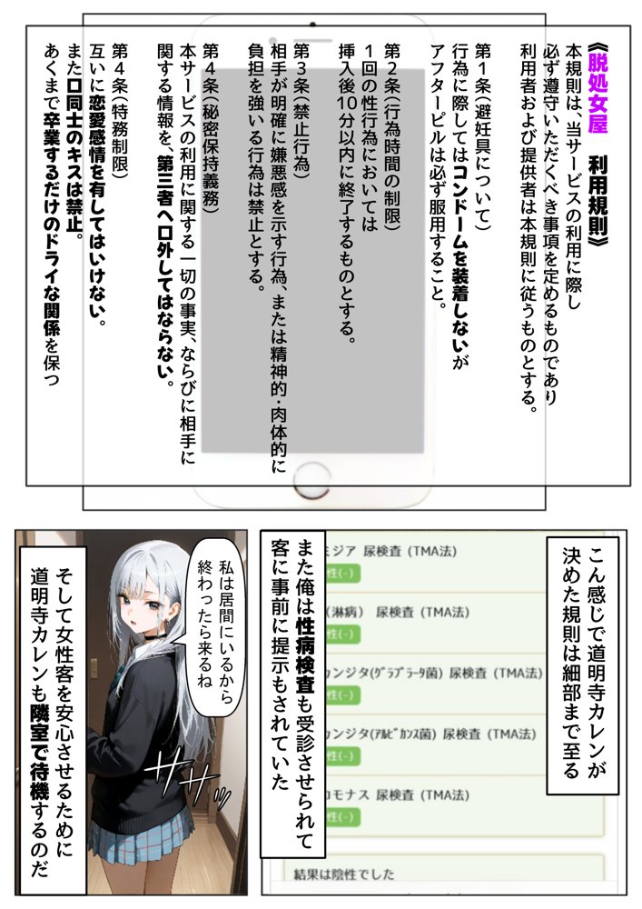 クラスで【処女卒業屋】を開業したら 無料エロ漫画 raw