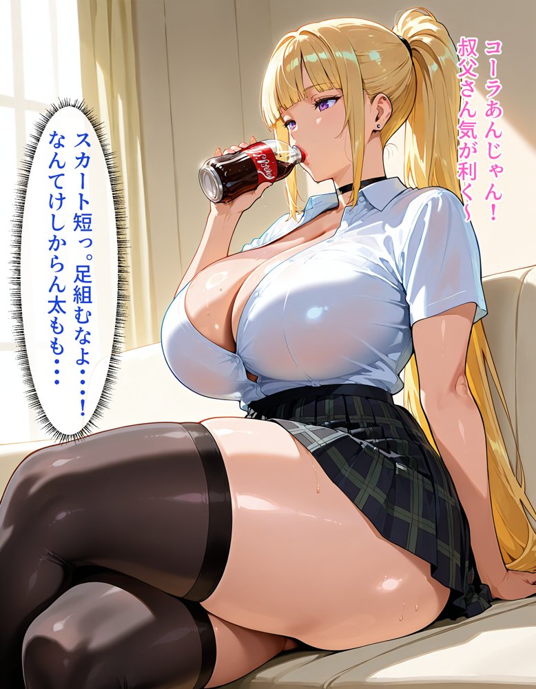 俺の姪っ子がどエロい金髪パパ活ギャルになっていた件について 無料エロ漫画 raw