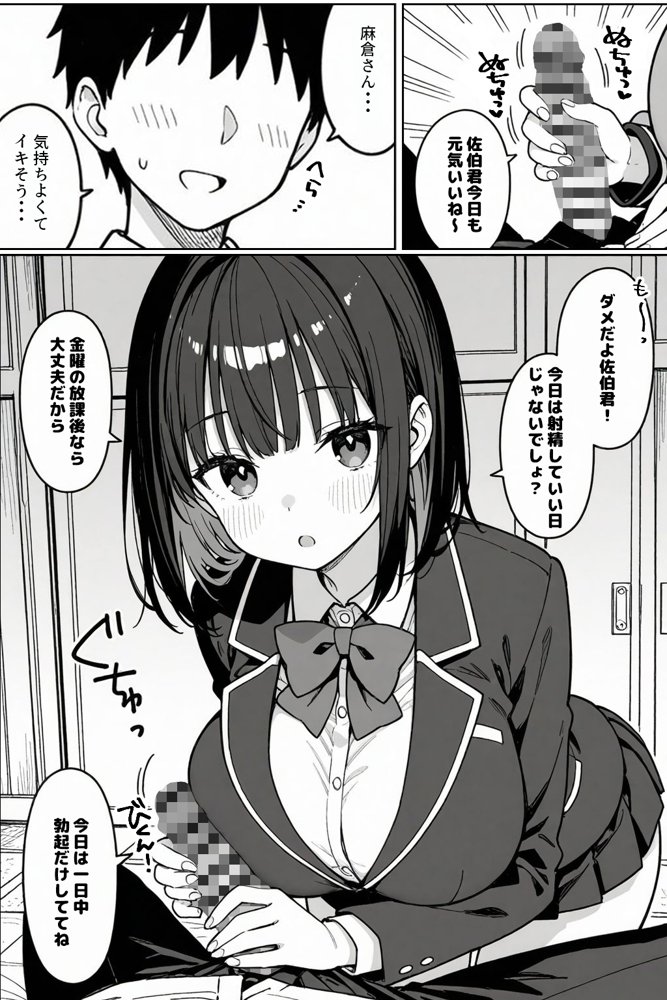 ハーレム学園生活で射精管理される日々〜この世界に男は俺一人！？〜 無料エロ漫画 raw エロ同人誌画像 003