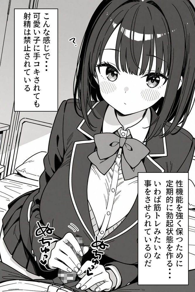 ハーレム学園生活で射精管理される日々〜この世界に男は俺一人！？〜 無料エロ漫画 raw エロ同人誌画像 004