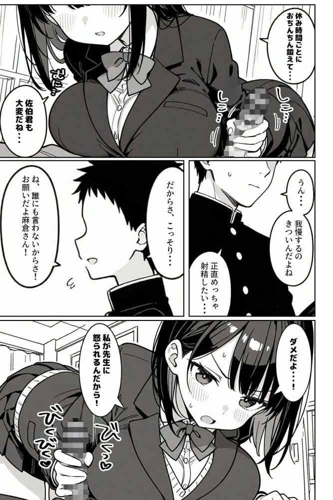 ハーレム学園生活で射精管理される日々〜この世界に男は俺一人！？〜 無料エロ漫画 raw エロ同人誌画像 005