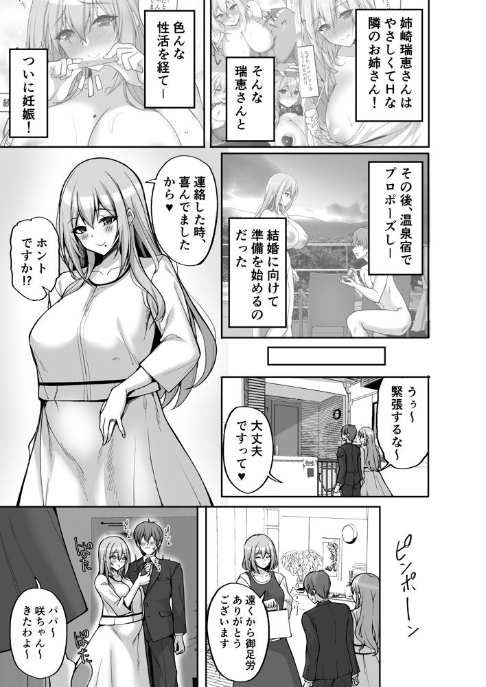 Hなお姉さんは、好きですか？6〜腹ボテポリネシアンセックスと新婚初夜とアナル破瓜〜 無料エロ漫画 raw エロ同人誌画像 003