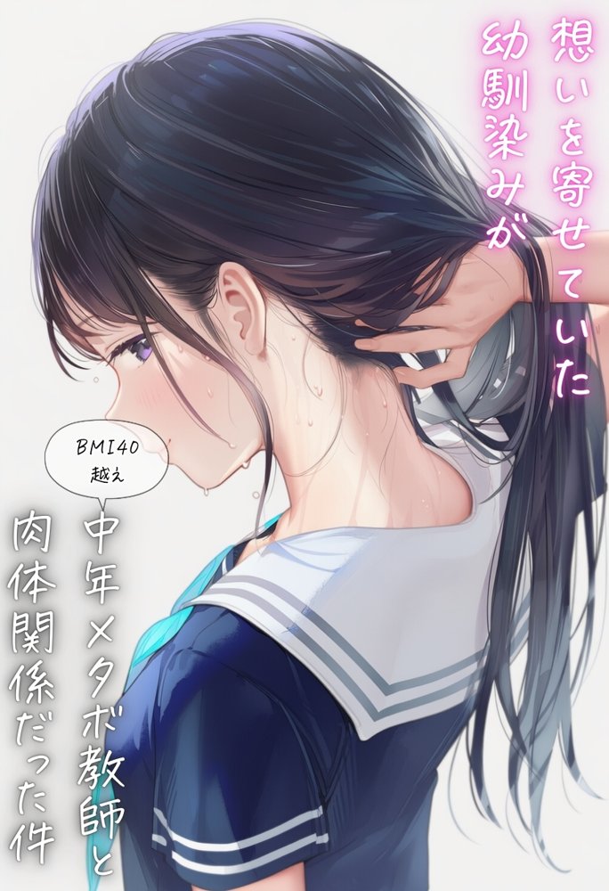 想いを寄せていた幼馴染みが中年メタボ教師（BMI40）と肉体関係だった件 無料エロ漫画 raw