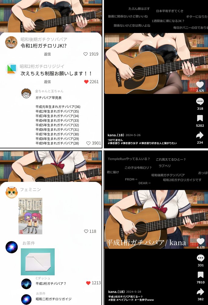 【裏実話】承認欲求に負けた歌好き陰キャkana.（18）、エロ垢転生で担任に身バレ→人生終了のお知らせ?（＾o＾）/www 無料エロ漫画 raw エロ同人誌画像 026