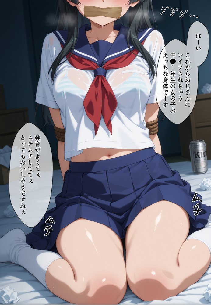 とある少女の凌●記録〜佐天●子誘拐編〜 無料エロ漫画 raw