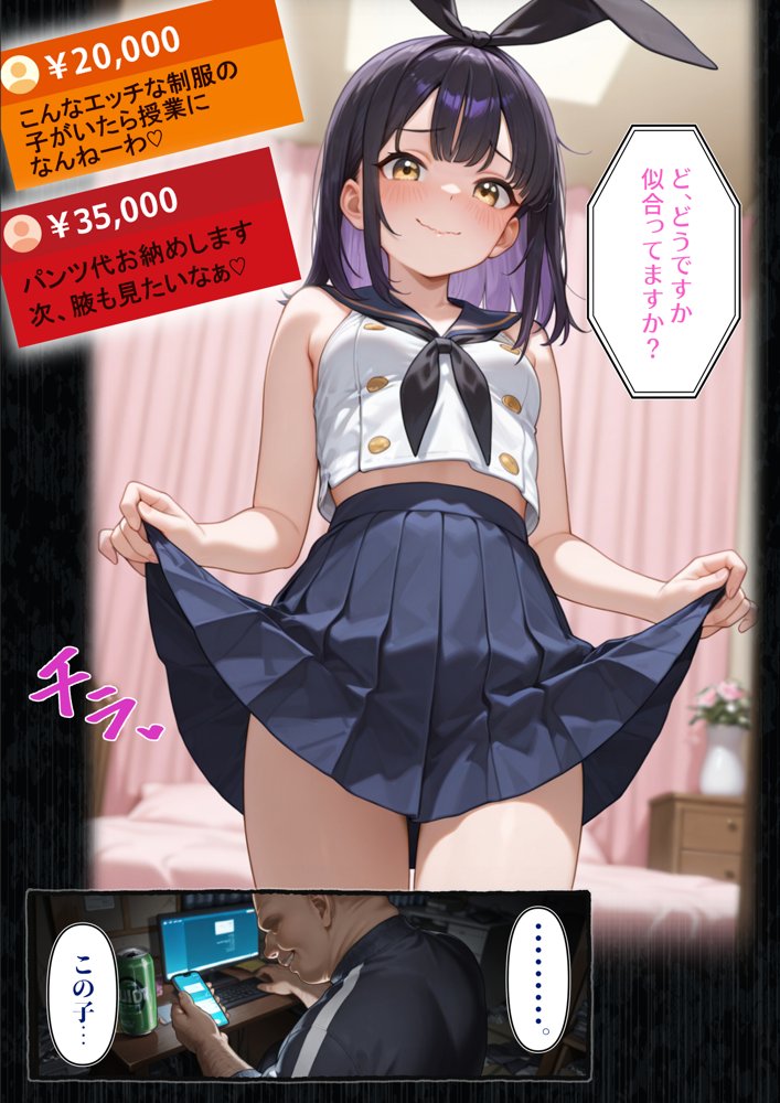 わからせ性教育〜大人しい清楚系J◯が裏垢配信やってたので、「お仕置き生徒指導」してやった〜 無料エロ漫画 raw