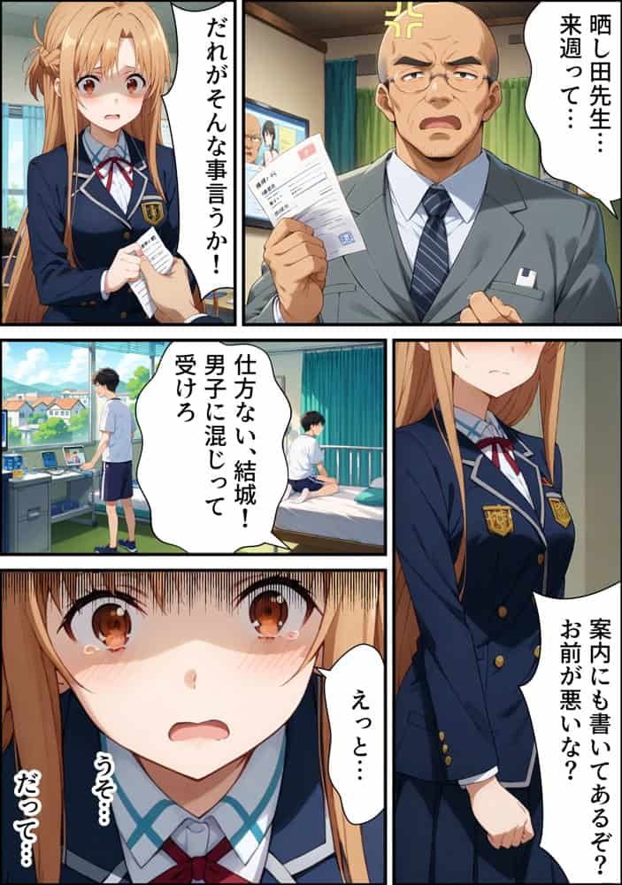 ヤリチン教師の餌食になる発情期ヒロインズ〜閃光のア〇ナ全裸健康診断〜