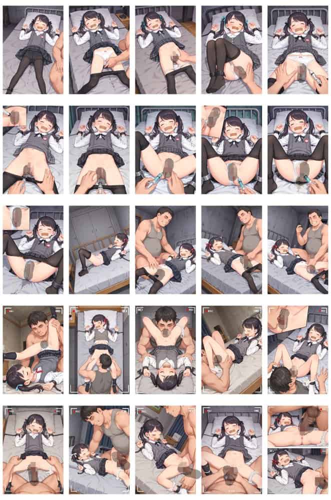 監禁おじさんコレクション4 — 夜遊び少女の末路 おじコレ永久収容所